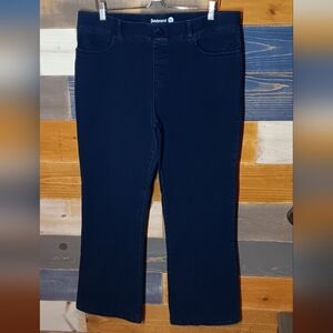 Betabrand Yoga Denim Straight-Leg Pants XXL